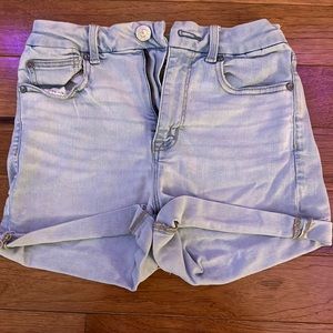 Light blue american eagle jean shorts